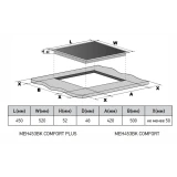 Электрическая варочная панель MEFERI MEH453BK COMFORT PLUS