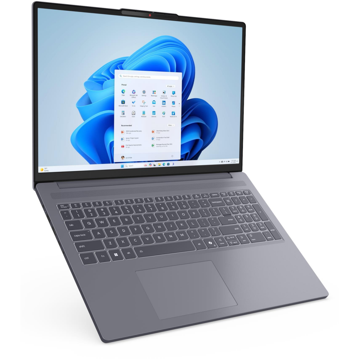 Ноутбук Lenovo IdeaPad Slim 3 16ARP10 Luna Grey (83K8007VRK) - фото 5
