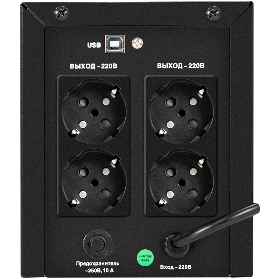 ИБП ExeGate SpecialPro UNB-1000.LED.AVR.4SH.USB - EX299951RUS - фото 3