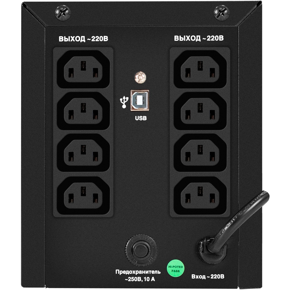 ИБП ExeGate SpecialPro UNB-1000.LED.AVR.8C13.USB - EX299948RUS - фото 3