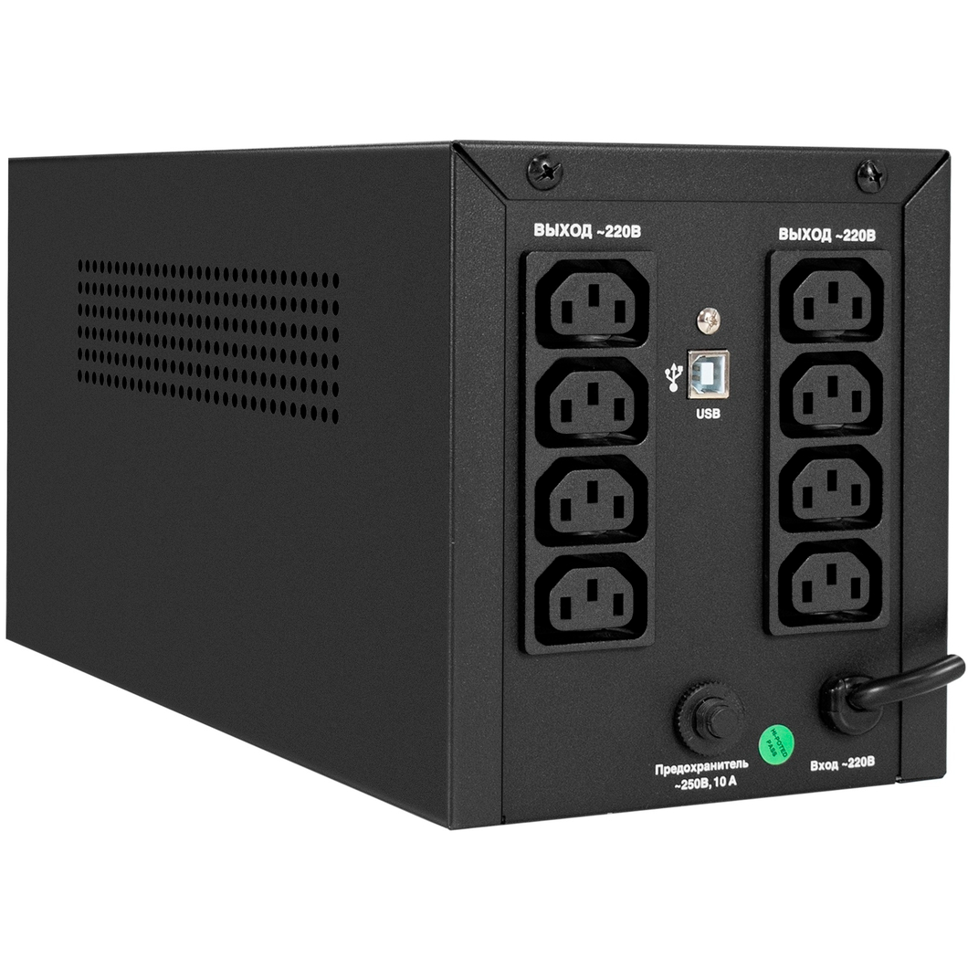 ИБП ExeGate SpecialPro UNB-1000.LED.AVR.8C13.USB - EX299948RUS - фото 4