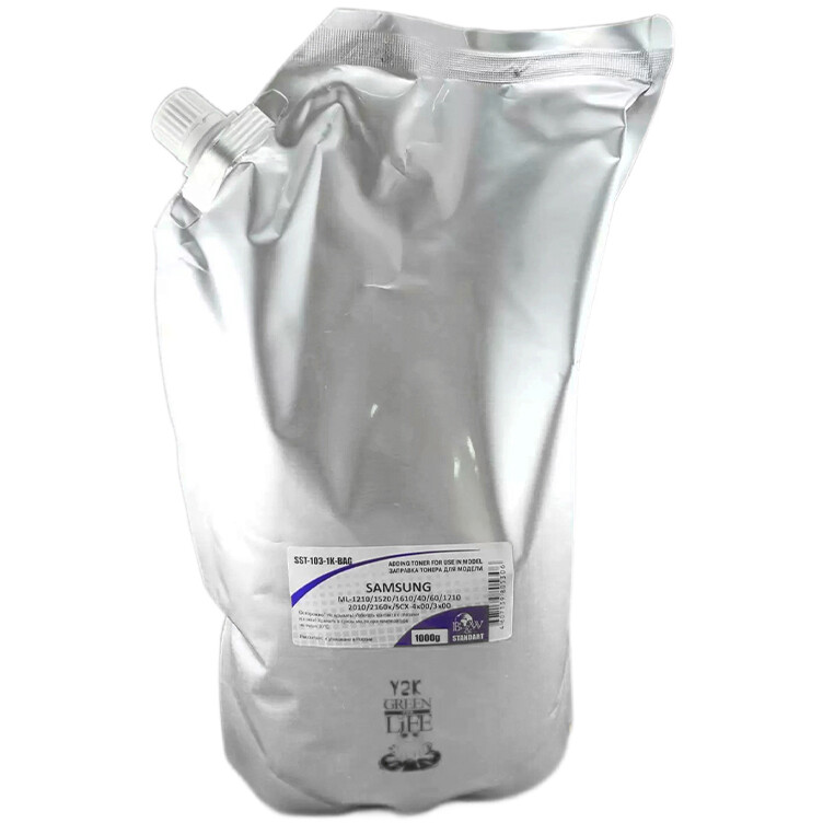 Тонер Black&White SST-103-1K-bag Black