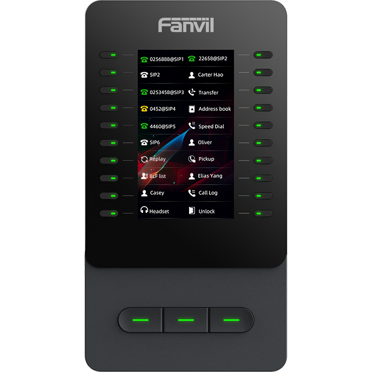 Клавишная консоль расширения Fanvil (Linkvil) EM60 Color-screen - фото 2