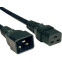 Кабель питания C19 - C20, 0.5м, Hyperline PWC-IEC19-IEC20-0.5-BK