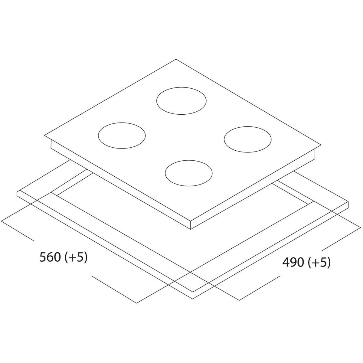 Газовая варочная панель Oasis P-MNP - фото 7