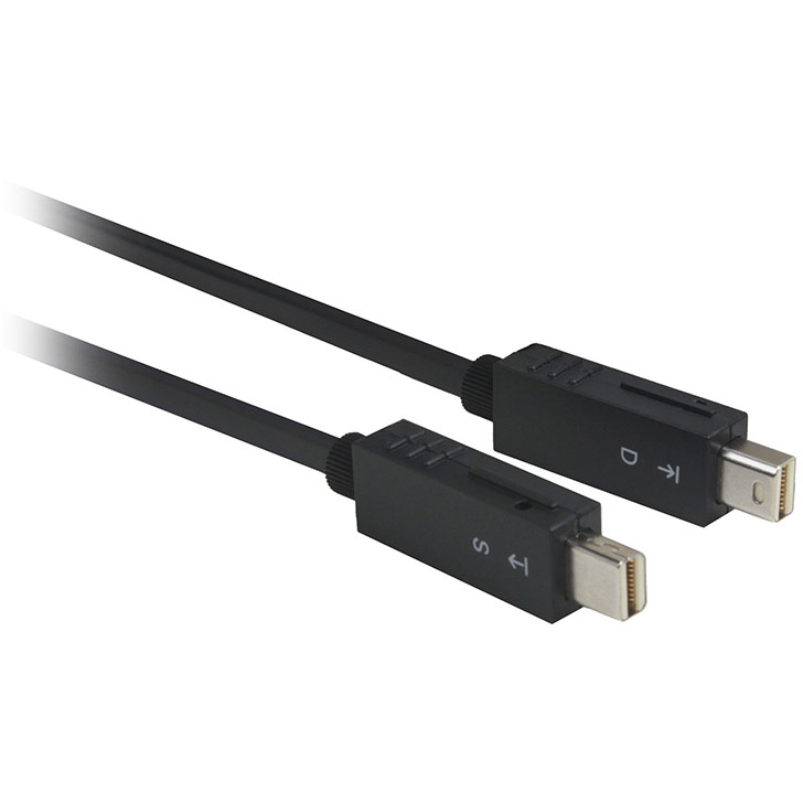 Кабель Mini DisplayPort (M) - Mini DisplayPort (M), 40м, Wize WMP10-MA-K40