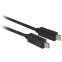 Кабель Mini DisplayPort (M) - Mini DisplayPort (M), 40м, Wize WMP10-MA-K40