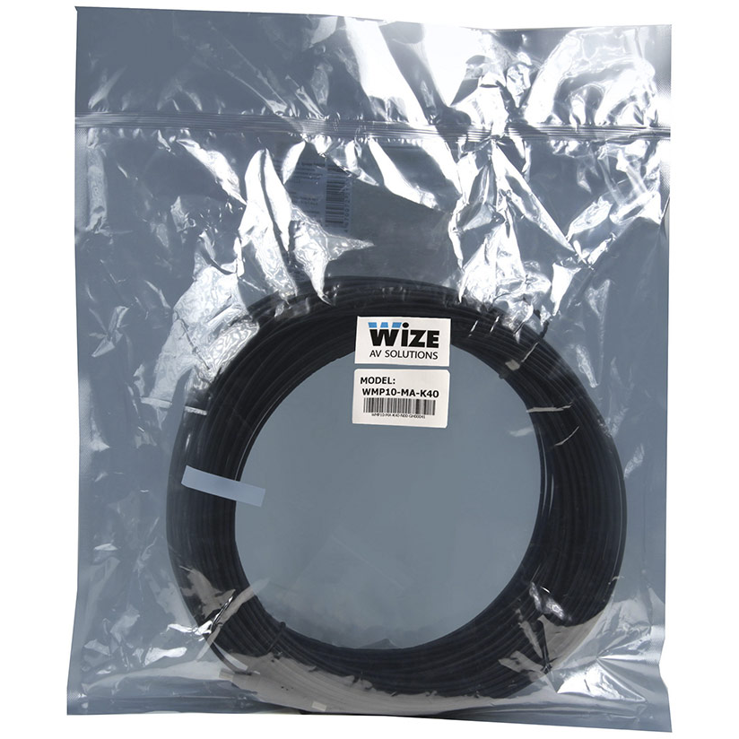 Кабель Mini DisplayPort (M) - Mini DisplayPort (M), 40м, Wize WMP10-MA-K40 - фото 4