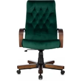 Офисное кресло Бюрократ T-9928 Walnut Green (T-9928WALNUT/FABR/GN)