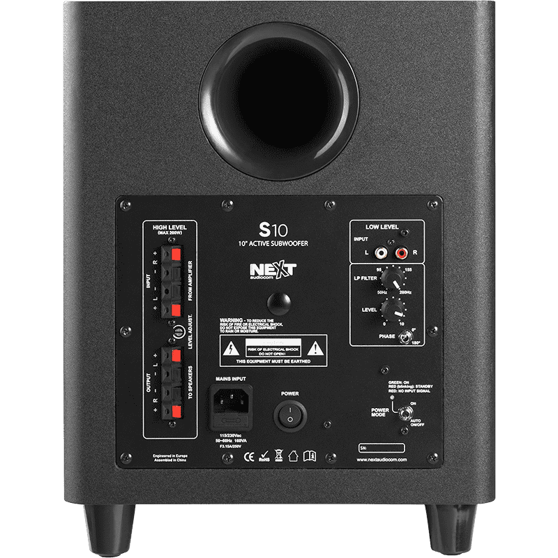 Сабвуфер NEXT Audiocom S10 Black - ACP01932 - фото 2
