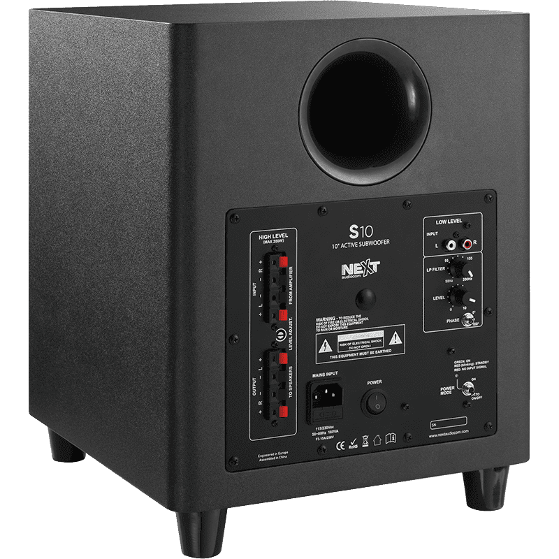 Сабвуфер NEXT Audiocom S10 Black - ACP01932 - фото 3