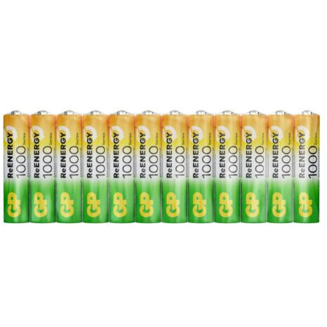 Аккумулятор GP ReEnergy (AAA, 1000mAh, 12 шт.) (100AAAHCRGY-B12) - 4610116240991