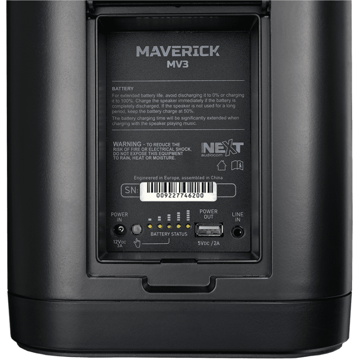 Портативная акустика NEXT Audiocom Maverick MV3 - ACP00922 - фото 8
