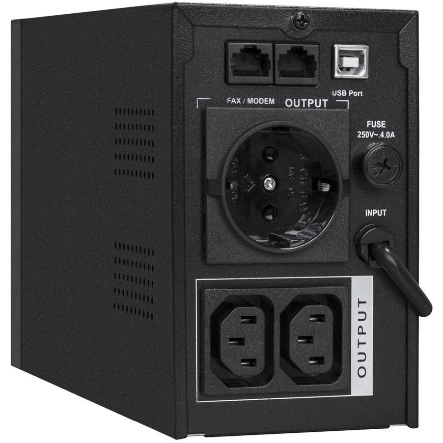 ИБП ExeGate SpecialPro UNB-1000.LED.AVR.1SH.2C13.RJ.USB - EX292782RUS - фото 2