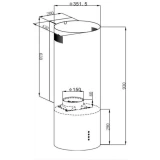 Вытяжка HOMSair Art 1050WL 35 Black (КА-00014014)