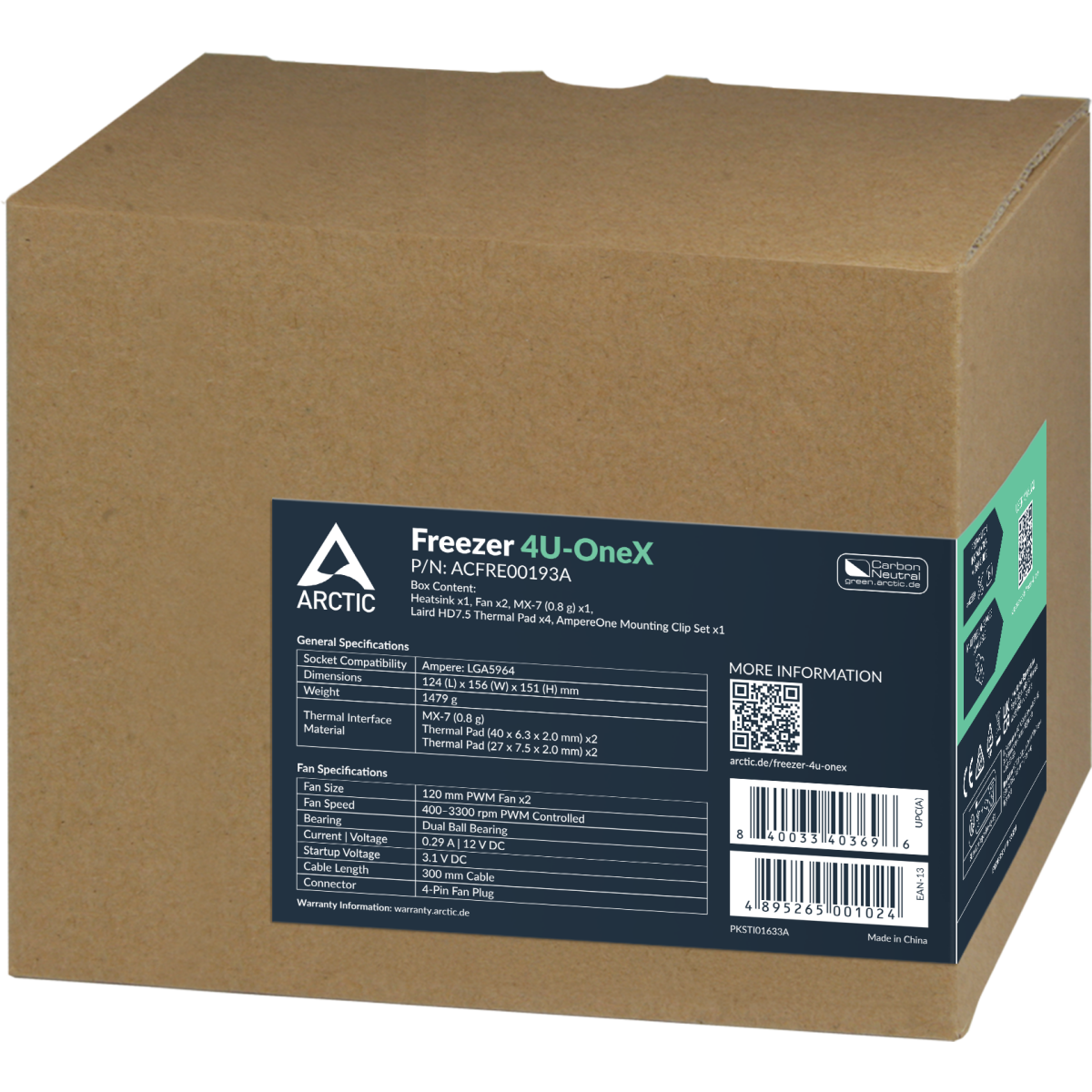 Кулер для серверного процессора Arctic Freezer 4U-OneX - ACFRE00193A - фото 6