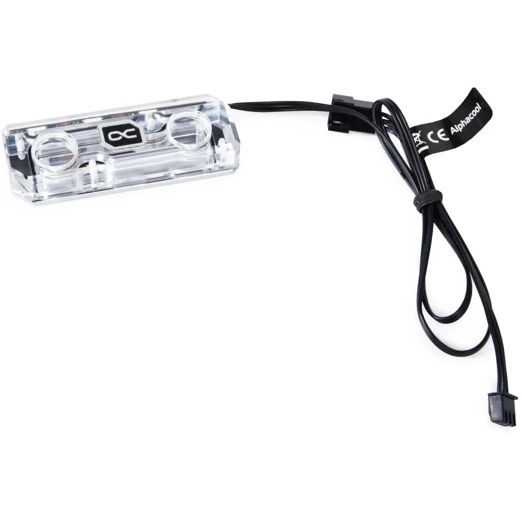 vodoblok dlia ssd alphacool hdx apex acrylic argb m2 2280 ssd cooler 11969 b u — фото 2