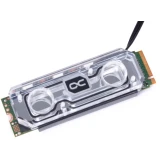 ..... Водоблок для SSD Alphacool HDX Apex Acrylic aRGB M.2 2280 SSD Cooler (11969) Б/У