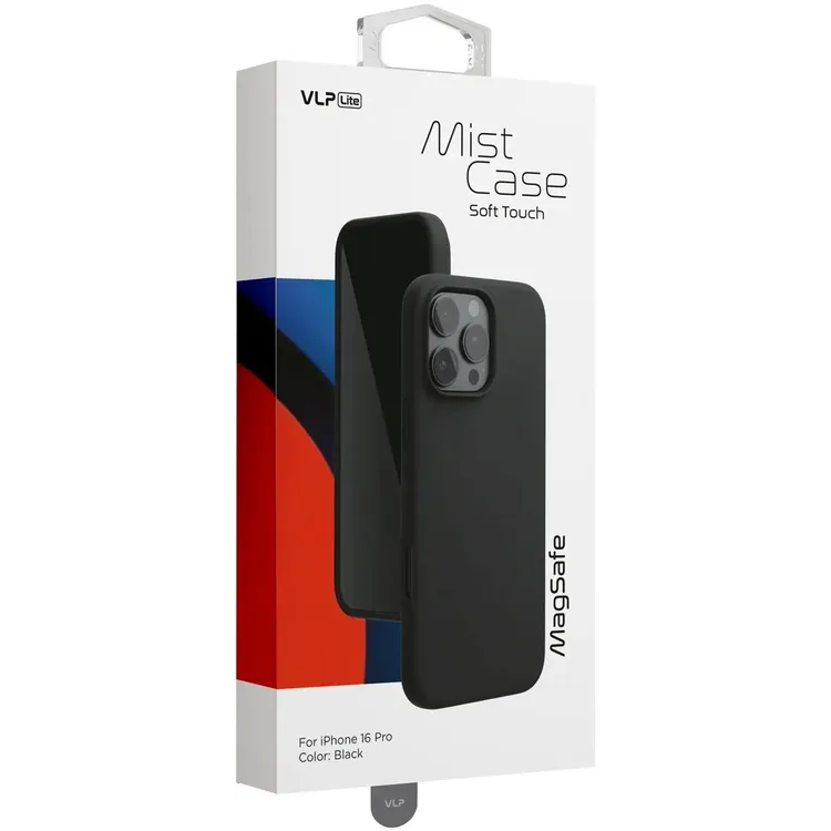 Чехол VLP iPhone 16 Pro Mist Case Black - 10526003 - фото 3