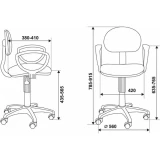 Офисное кресло Бюрократ CH-213AXN Black (CH-213AXN/B)