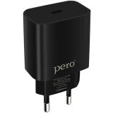 Сетевое зарядное устройство PERO TC03 Black (ТС03BLPD)