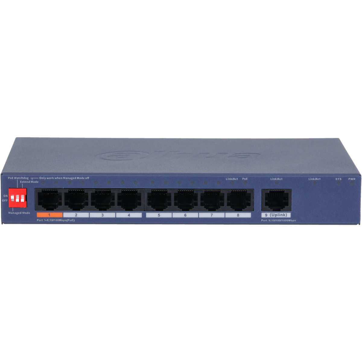 Коммутатор (свитч) Dahua DH-CS4009-8ET1GT-60