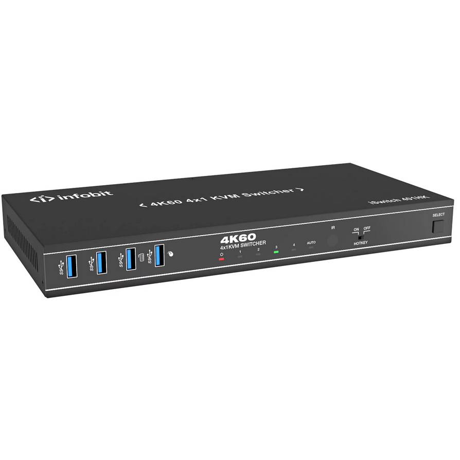 KVM переключатель Infobit iSwitch 401HK - фото 2