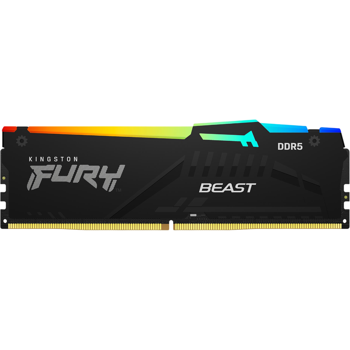 Оперативная память 64GB DDR5 5600MHz Kingston Fury Beast RGB (KF556C40BBA-64) - фото 2