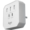 Сетевое зарядное устройство AGNI TP-WB2U3E-WHITE