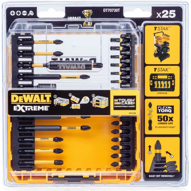 Набор зенковок DeWALT DT70730T - DT70730T-QZ - фото 3