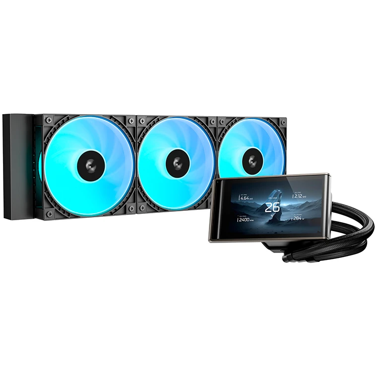 Система жидкостного охлаждения DeepCool LT360 VISION ARGB - R-LT360VISION-BKAMMC-G-1