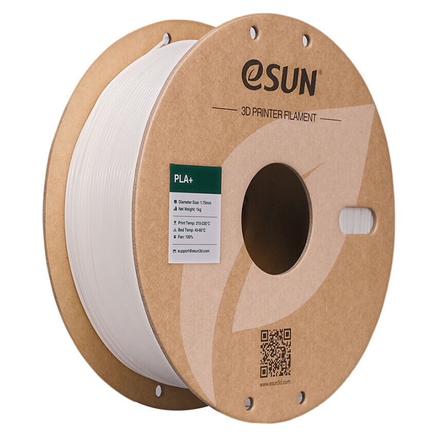 Пластик для 3D принтера eSUN  PLA+ White P1 - PLA+175W1P1