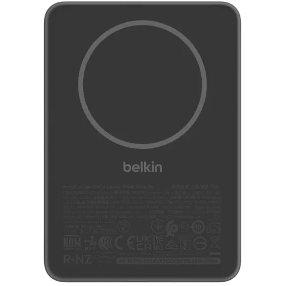 Внешний аккумулятор Belkin BoostCharge Slim Magnetic Power Bank 5K Black - BPD010hqBK - фото 3