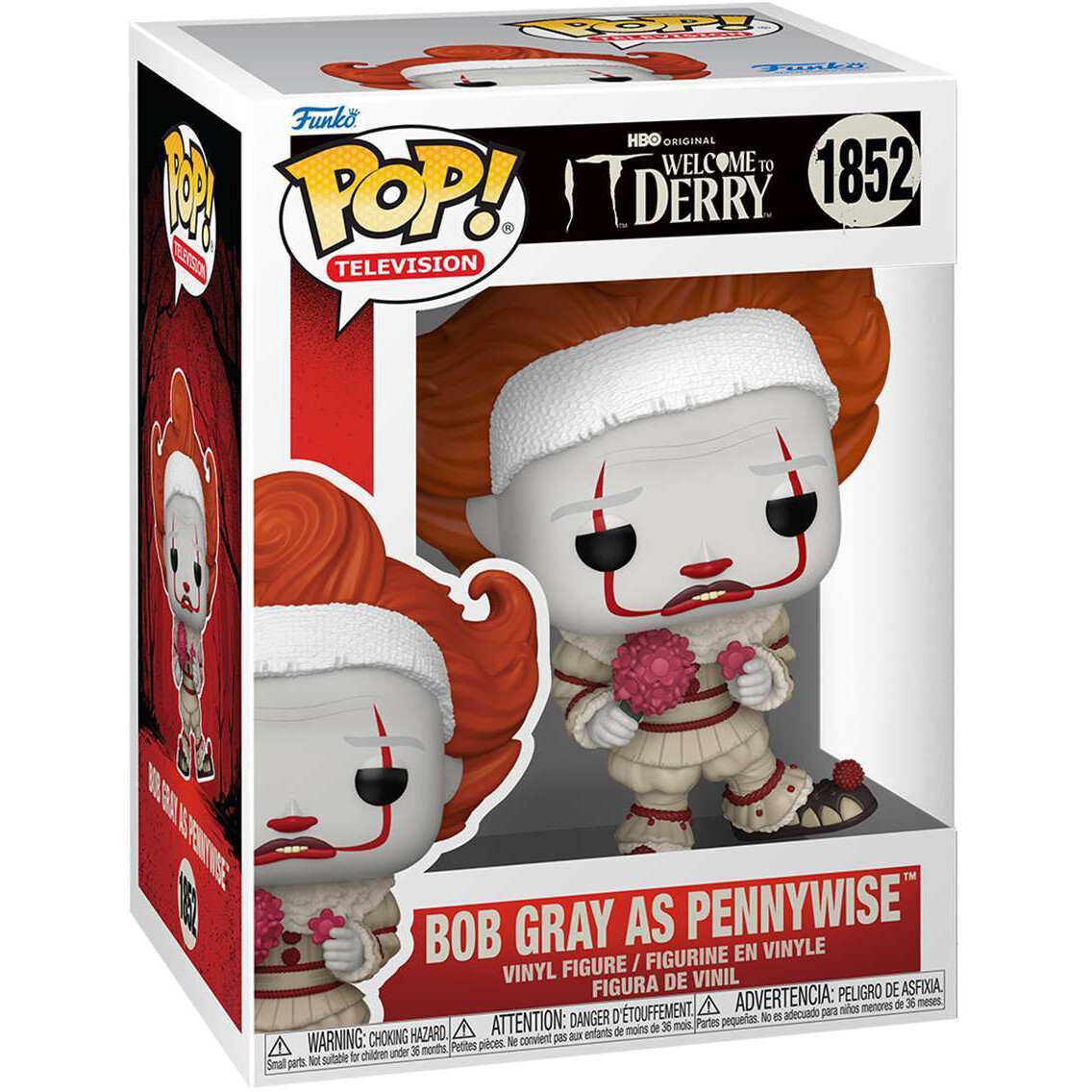 Фигурка Funko POP! TV IT Welcome to Derry Bob Gray as Pennywise - 90278 - фото 2