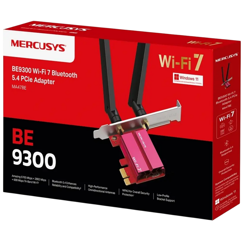 Wi-Fi адаптер Mercusys MA47BE - фото 3