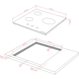 Газовая варочная панель Kuppersberg TG 42 B
