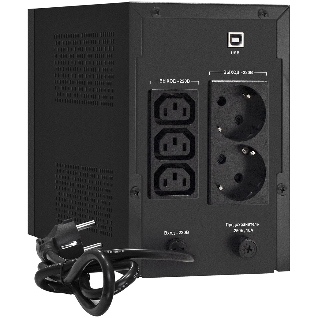 ИБП ExeGate SpecialPro UNB-1200.LED.AVR.2SH.3C13.USB - EX292794RUS - фото 2