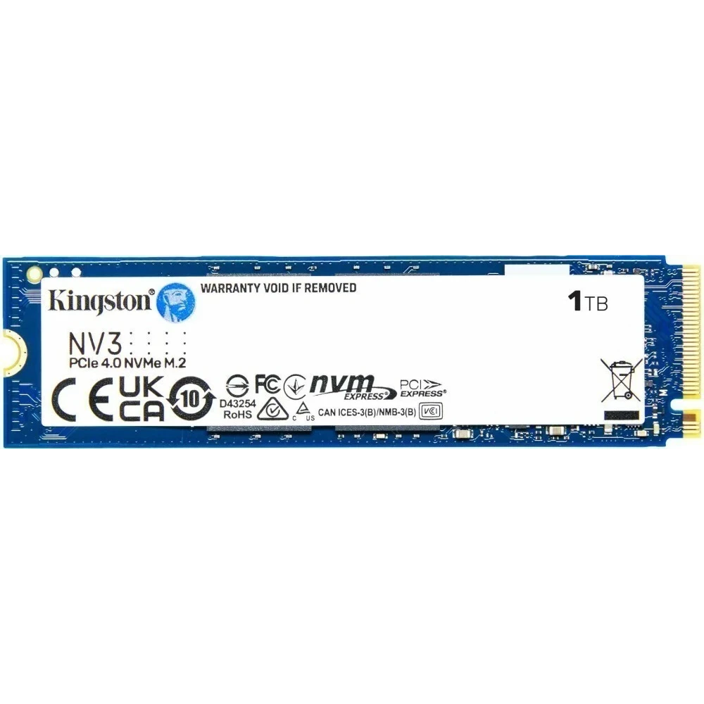 ..... Накопитель SSD 1TB Kingston NV3 (SNV3S/1000G) (33D0) Б/У