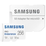 ..... Карта памяти 256GB MicroSD Samsung PRO Endurance + SD адаптер (MB-MJ256KA) Б/У, без упаковки