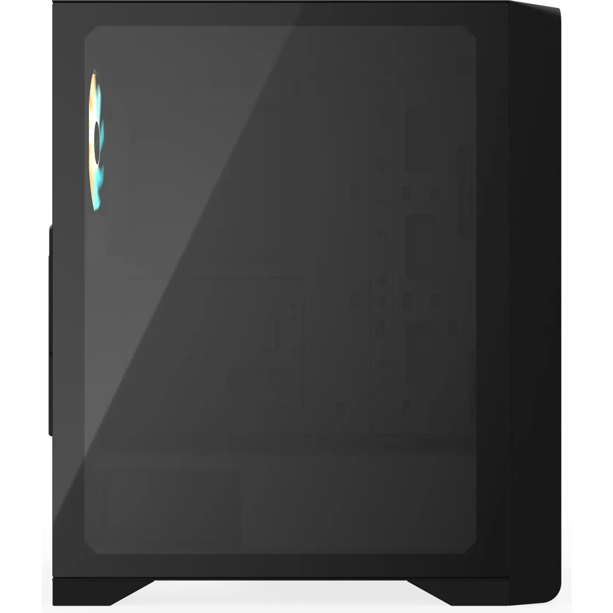 Корпус Gigabyte C103G Glass Black - GB-C103G - фото 4