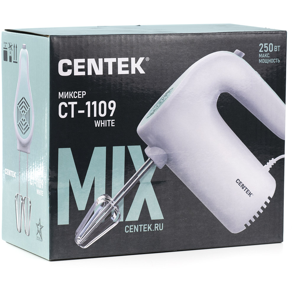 Миксер CENTEK CT-1109 White - фото 7