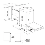 Встраиваемая посудомоечная машина Smeg ST4522IN