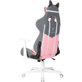 Игровое кресло Бюрократ Knight Catzy Grey/Pink (KNIGHT CATZY)