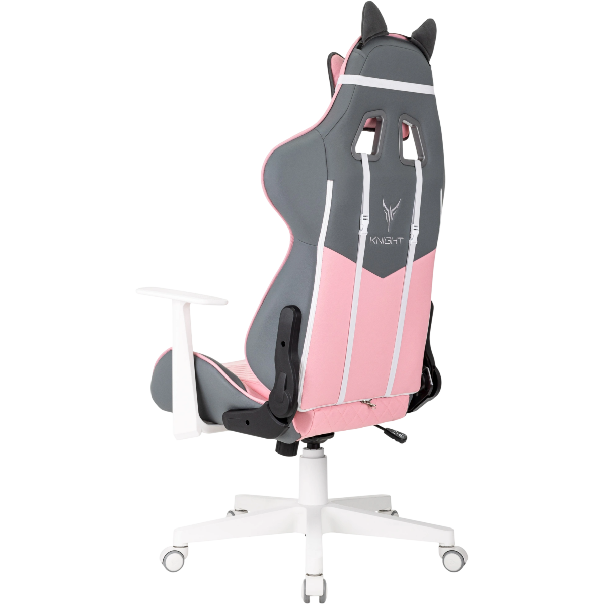 Игровое кресло Бюрократ Knight Catzy Grey/Pink - KNIGHT CATZY - фото 6