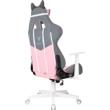 Игровое кресло Бюрократ Knight Catzy Grey/Pink (KNIGHT CATZY)