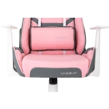 Игровое кресло Бюрократ Knight Catzy Grey/Pink (KNIGHT CATZY)