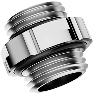 Прямой фитинг для СЖО FREEZEMOD GDS-D10 Silver - GDS-D10-Silver - фото 2