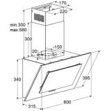 Вытяжка MAUNFELD Tower A 60 Black (КА-00020886)