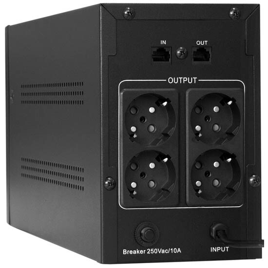 ИБП ExeGate SpecialPro UNB-2000.LED.AVR.4SH.RJ - EP285516RUS - фото 2
