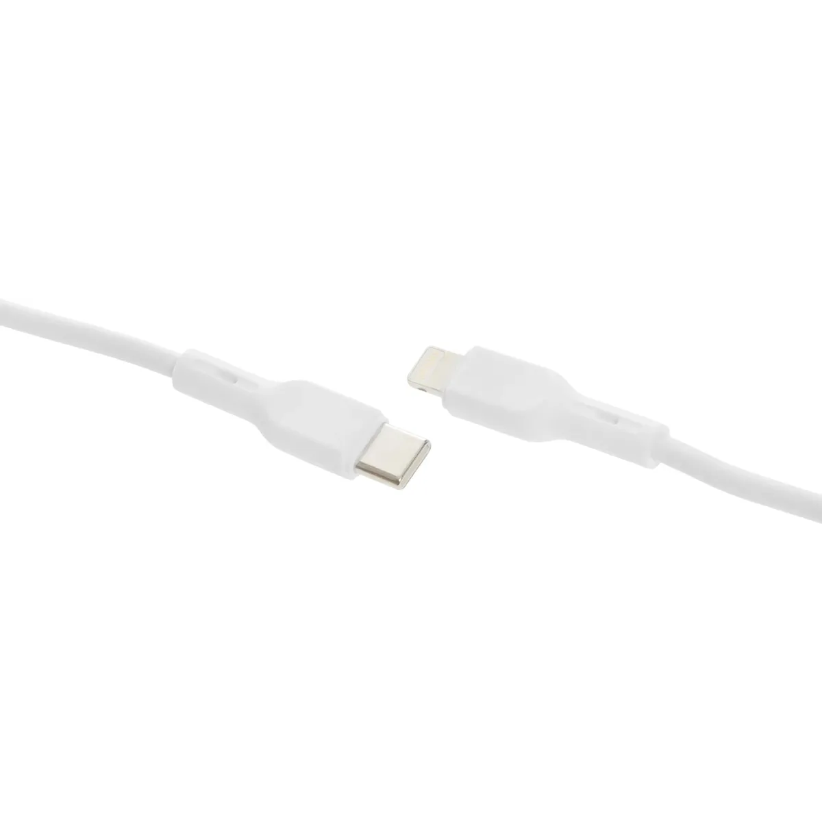 Кабель USB - Lightning, 1м, BoraSCO 38525 White - фото 2
